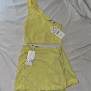 Zara Yellow Matching Set